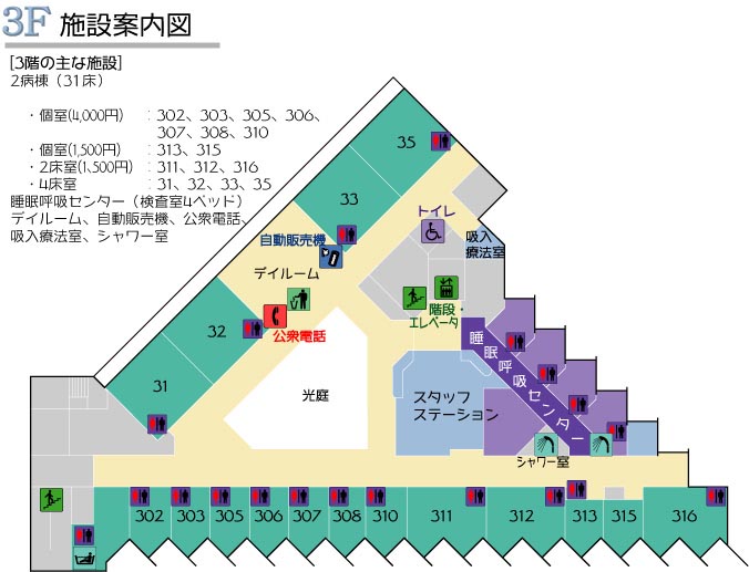 3F　施設案内図